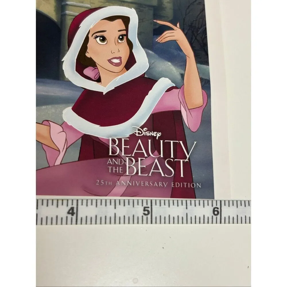 Disney Movie Club Beauty and the Beast 25th Anniversary Print Card 2016